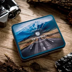 Peterson PTN N4-BE-TRAVEL konyak férfi bőr pénztárca