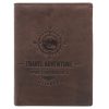 Peterson PTN N4-BE-TRAVEL barna férfi bőr pénztárca 8.5 x 11 x 2.5 cm