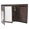 Peterson PTN N4-BE-TRAVEL barna férfi bőr pénztárca 8.5 x 11 x 2.5 cm