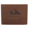Peterson PTN N992-BE-MOUNTAIN konyak férfi bőr pénztárca 12.5 x 9.5 x 3.5 cm