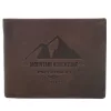 Peterson PTN N992-BE-MOUNTAIN barna férfi bőr pénztárca 12.5 x 9.5 x 3.5 cm
