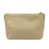Gregorio COSMETICS-005 drapp női bőr kozmetikai táska 21 x 13 x 8 cm