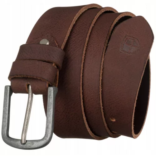 Peterson PTN PS-04 D.BROWN barna bőr öv 115 cm