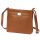 Luka 20-076 barna női bőr válltáska, oldaltáska, crossbody 24 x 20 x 10 cm