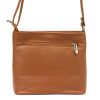 Luka 20-076 barna női bőr válltáska, oldaltáska, crossbody 24 x 20 x 10 cm