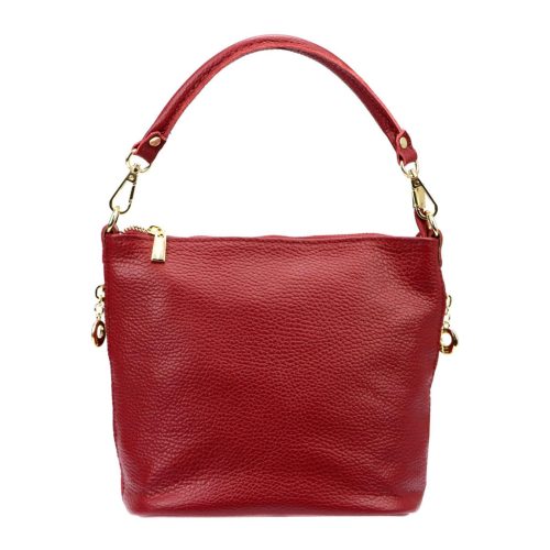Patrizia 419-040 GOLD bordó női bőr válltáska, oldaltáska 24 x 20 x 13 cm