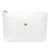 Gregorio COSMETICS-004   fehér női bőr kozmetikai táska 29 x 19 x 10 cm