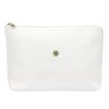 Gregorio COSMETICS-004   fehér női bőr kozmetikai táska 29 x 19 x 10 cm