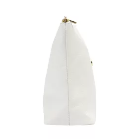   Gregorio COSMETICS-004   fehér női bőr kozmetikai táska 29 x 19 x 10 cm