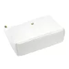 Gregorio COSMETICS-004   fehér női bőr kozmetikai táska 29 x 19 x 10 cm