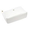 Gregorio COSMETICS-004   fehér női bőr kozmetikai táska 29 x 19 x 10 cm
