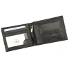 Nordee ADL02-N992-VT fekete férfi bőr pénztárca 12.5 x 9.7 x 3 cm