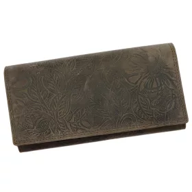   Nordee ADL04-GG-04-DES barna női bőr pénztárca 19 x 10 x 3.8 cm