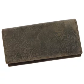  Nordee ADL04-GG-04-DES barna női bőr pénztárca 19 x 10 x 3.8 cm