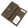 Nordee ADL04-GG-05-DES barna női bőr pénztárca 18 x 10 x 3.8 cm