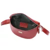 MiaMore 01-029 D bordó női bőr válltáska, oldaltáska, crossbody 23 x 16 x 7 cm