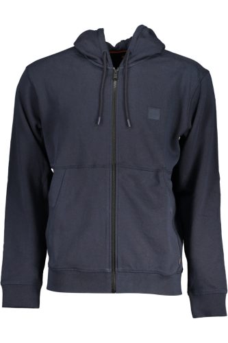 Hugo Boss férfi kék cipzáras pulóver