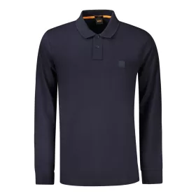 HUGO BOSS POLO HOSSZÚ UJJÚ PÓLÓ FÉRFI KÉK