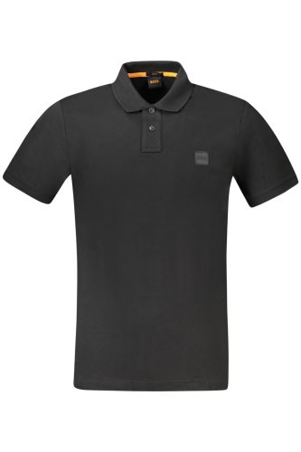 HUGO BOSS póló RÖVID UJJÚ FÉRFI FEKETE