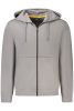 Hugo Boss szürke férfi cipzáras kapucnis pulóver, hoody
