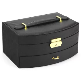   PATRIZIA BEAUTY-23003 fekete női ékszerdoboz 15 x 10 x 20 cm