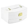 PATRIZIA BEAUTY-23003 fehér női ékszerdoboz 15 x 10 x 20 cm