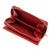 Money Kepper CN-1101 piros férfi bőr pénztárca 7.5 x 10.5 x 3 cm