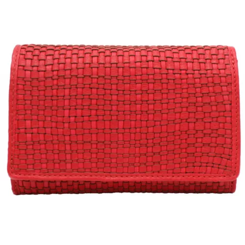 Rovicky R-615-DDW piros női bőr pénztárca 10 x 15,5 x 4 cm