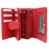 Rovicky R-615-DDW piros női bőr pénztárca 10 x 15,5 x 4 cm