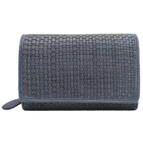   Rovicky R-615-DDW navy női bőr pénztárca 10 x 15, 5 x 4 cm