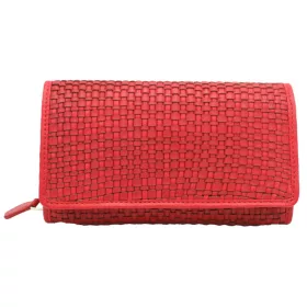   Rovicky R-614-DDW piros női bőr pénztárca 10 x 17 x 3,5 cm