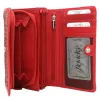 Rovicky R-614-DDW piros női bőr pénztárca 10 x 17 x 3,5 cm