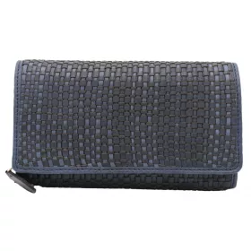   Rovicky R-614-DDW navy női bőr pénztárca 10 x 17 x 3,5 cm