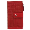 Rovicky R-861-DDW piros női bőr pénztárca 10 x 19, 5 x 2 cm