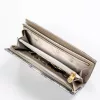 Peterson PTN 421431-BF ezüst pillangó mintás női bőr pénztárca 10 x 19 x 2.5 cm
