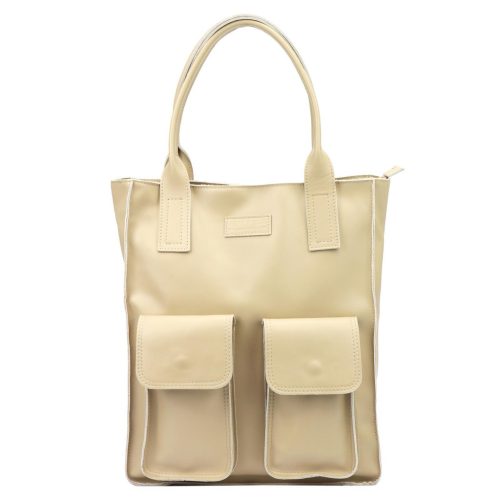 Angelo 01-001 bézs női bőr válltáska 33 x 40 x 11 cm