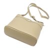 Luka 20-076 bézs női bőr válltáska, oldaltáska, crossbody 24 x 20 x 10 cm