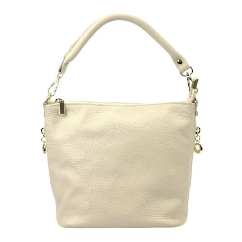 Patrizia 419-040 GOLD bézs női bőr válltáska, oldaltáska 24 x 20 x 13 cm