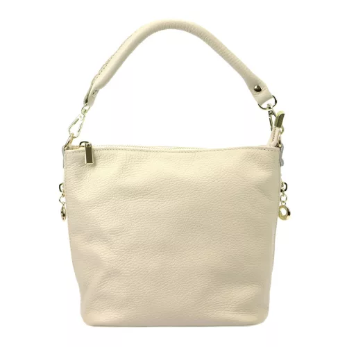 Patrizia 419-040 GOLD bézs női bőr válltáska, oldaltáska 24 x 20 x 13 cm