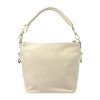Patrizia 419-040 GOLD bézs női bőr válltáska, oldaltáska 24 x 20 x 13 cm