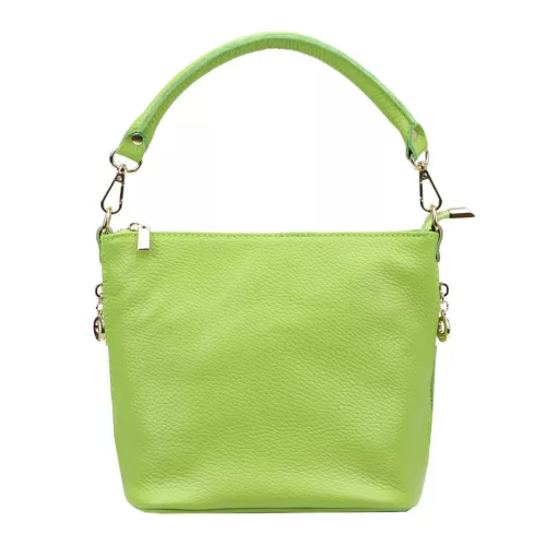 Patrizia 419-040 GOLD lime zöld női bőr válltáska, oldaltáska 24 x 20 x 13 cm