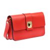 Pierre Cardin FRZ 1961 piros női bőr válltáska 26 x 16 x 6 cm