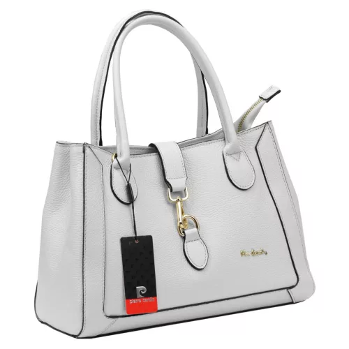 Pierre Cardin FRZ 55086 DOLLARO szürke női bőr kézitáska 35 x 26 x 16 cm