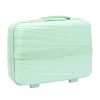 Pierre Cardin halványzöld keményfalú kozmetikai táska, piperetáska, neszeszer 33 x 25 x 14 cm