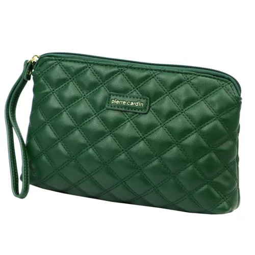 Pierre Cardin MISS04 1353 zöld női kézitáska, borítéktáska 24 x 15 x 4.5 cm