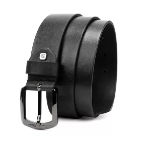   Pierre Cardin 507 KAM01 fekete férfi bőr farmer öv 125 x 4 cm