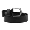 Pierre Cardin 507 KAM01 fekete férfi bőr farmer öv 125 x 4 cm