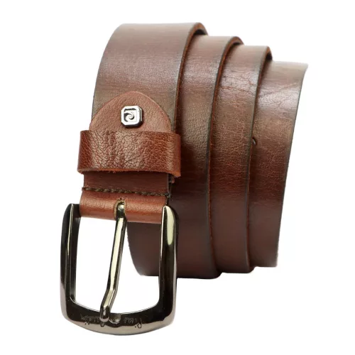 Pierre Cardin 507 KAM01 barna férfi bőr farmer öv 125 x 4 cm