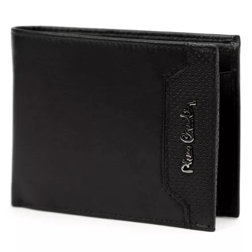 Pierre Cardin TILAK99 8805 fekete férfi bőr pénztárca 11 x 9 cm