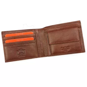 Pierre Cardin férfi fekete bőr pénztárca 12,5 × 9,5 cm
